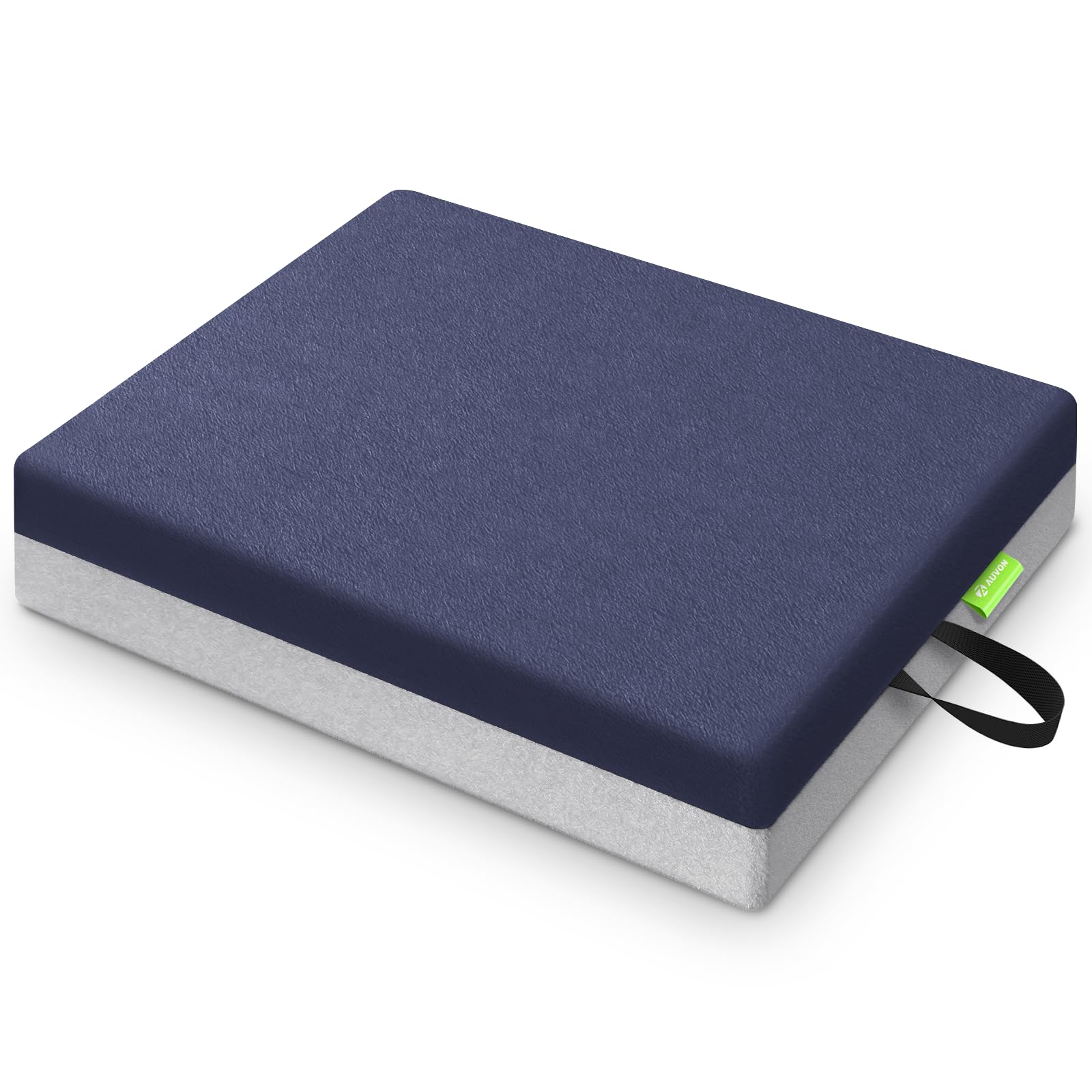 AUVON Ventilation Seat Cushion with Innovation Heat Dissipation Design, Anti-bedsore Wheelchair Cushion with Supportive Memory Foam, Waterproof & Anti-slip Cover, Improve Lower Back & Tailbone Comfort